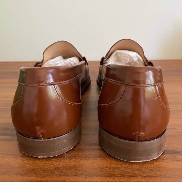 J. Crew Winona Brown Penny Loafers, Size 12 - Picture 8 of 10